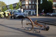 accident on a road